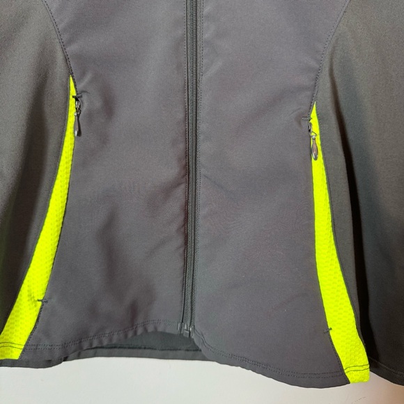 Gray Neon Yellow Under Armour Activewear Jacket SM - Picture 5 of 13